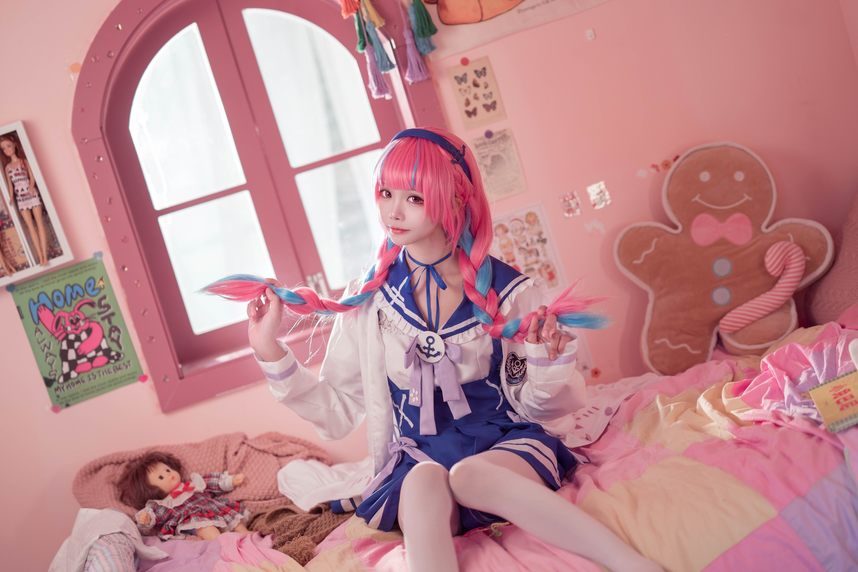 图片[1]-艾西Aiwest – NO.002 湊阿库娅 私服[55P]-XikXak